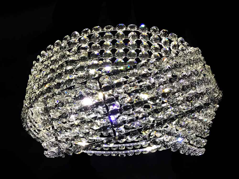 Borderless Nest 5 Light Crystal Chandelier