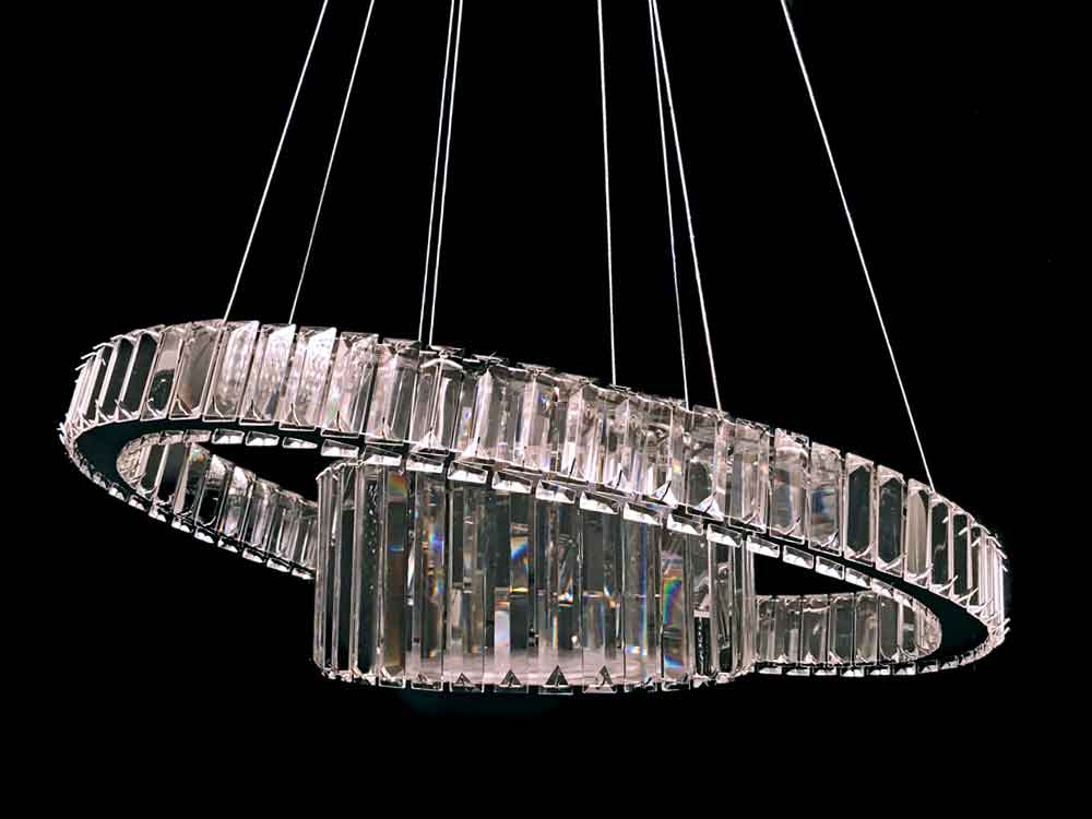 Orbit 37 Light Crystal Chandelier