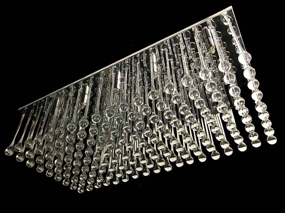 Rainfall 15 Light Crystal Pendant